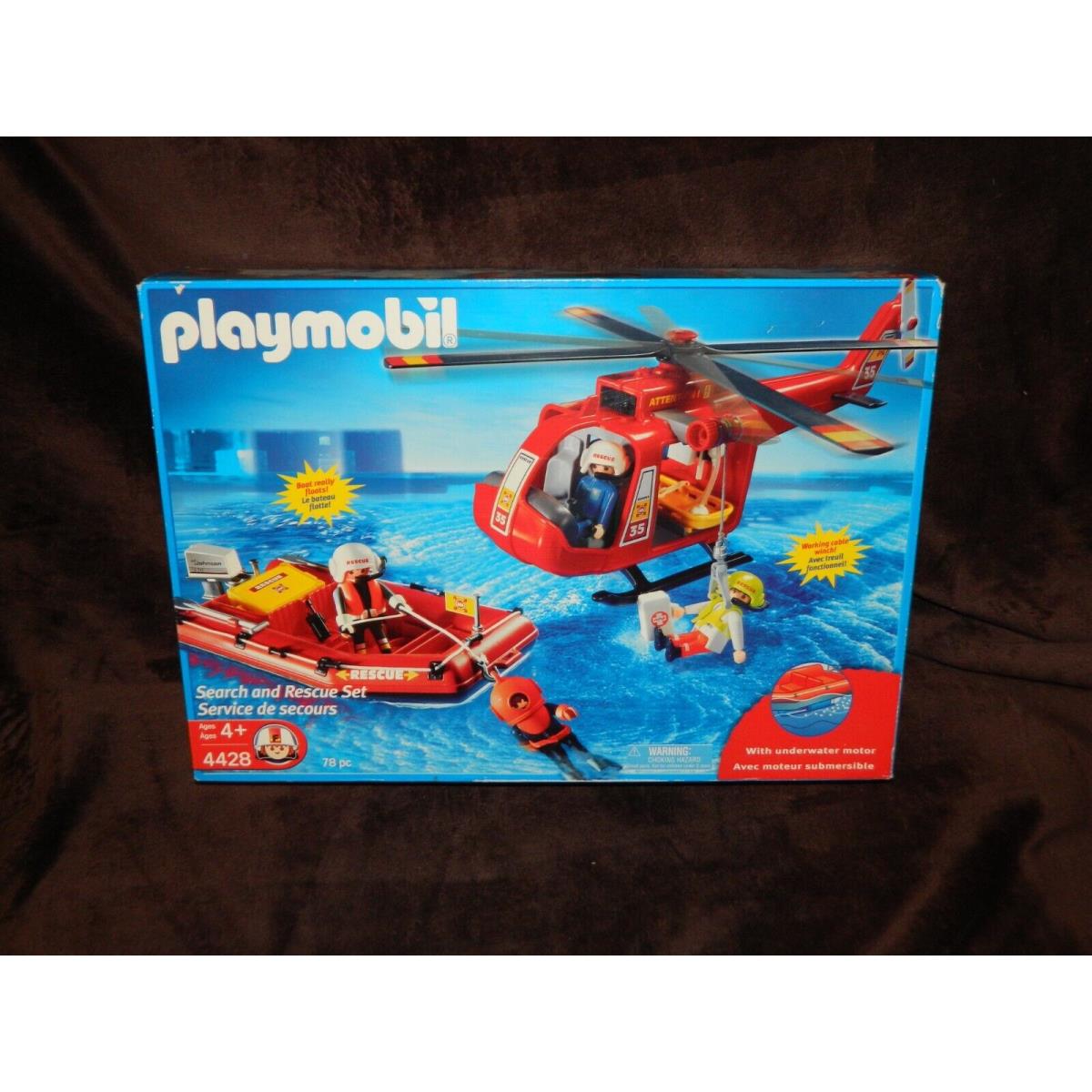 2004 Playmobil 4428 Search and Rescue Set