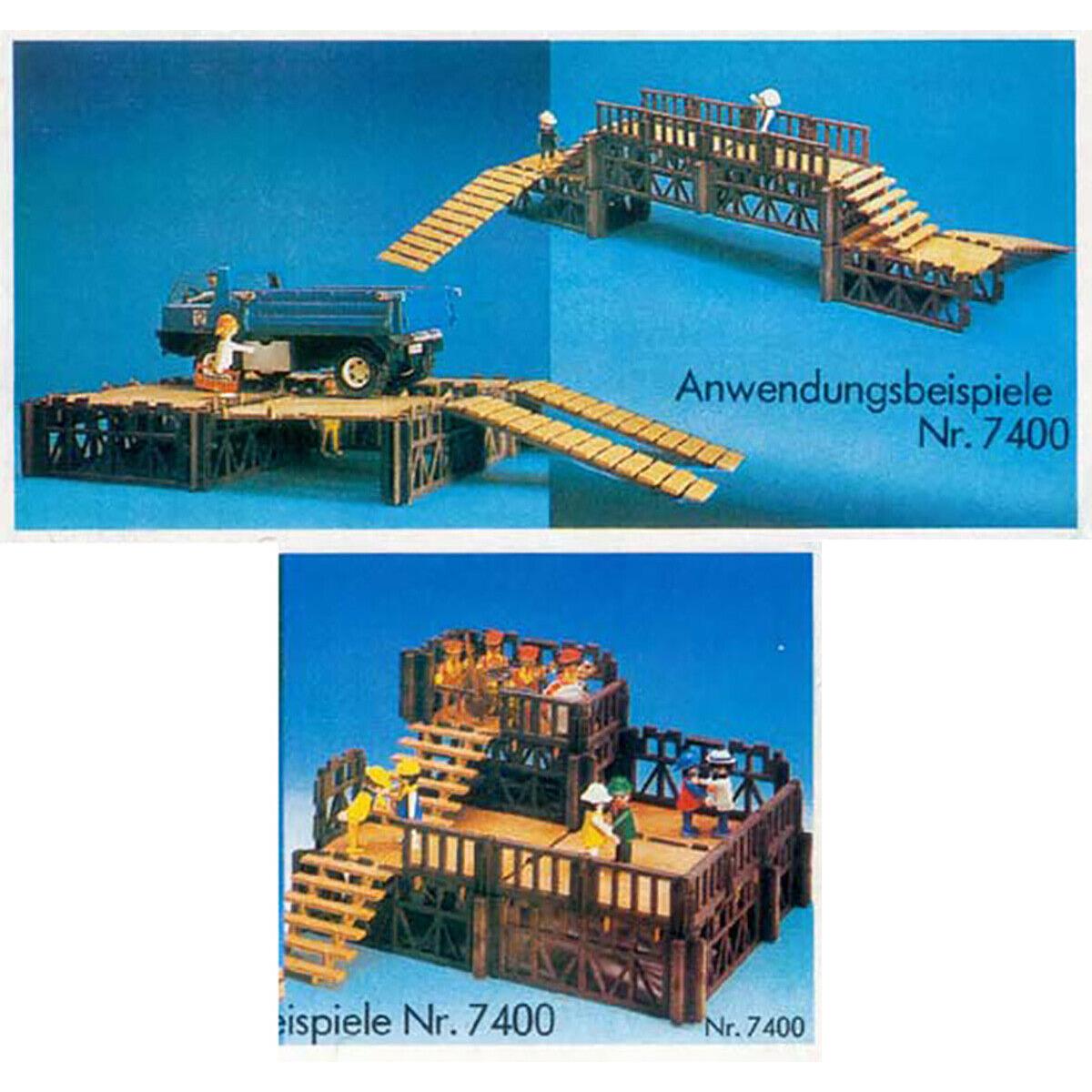 Playmobil 7400 Safari Add-on Set - Mint in Bag - Bridge and Trestle Set