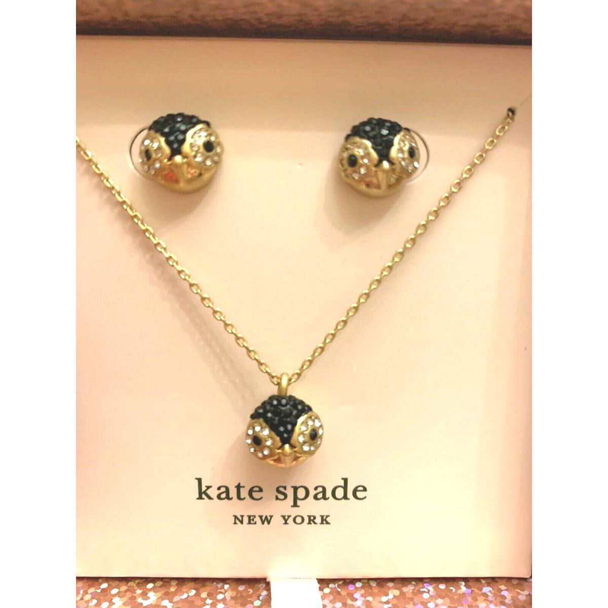 Kate Spade Disney Earrings + Necklace Set Birthday Party Gift Teen Star Rainbow