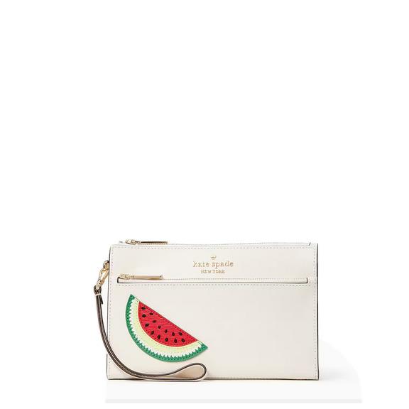 Kate Spade What-a-melon Watermelon Medium Wristlet