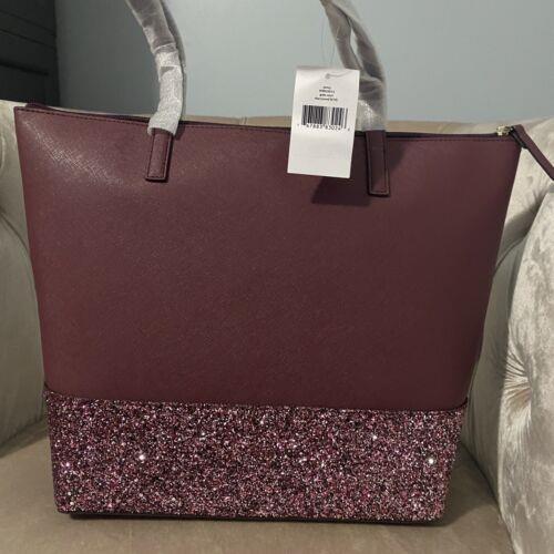 Authentic KATE SPADE Hani Pink Glitter Tote Bag Purse NWT - Etsy
