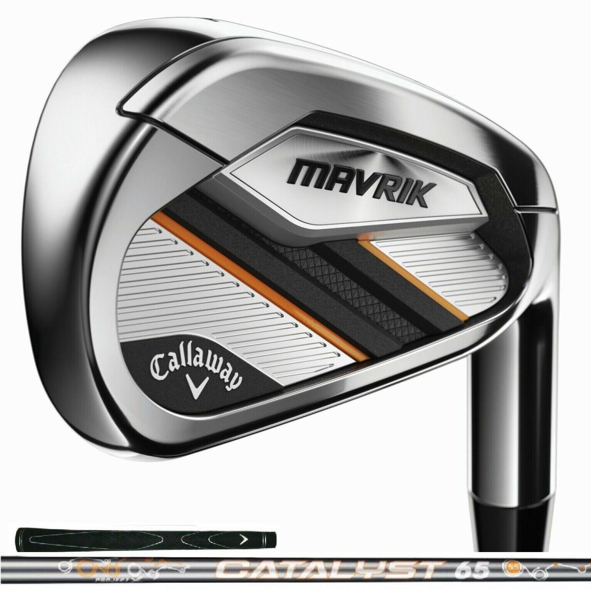 2022 RH Callaway Mavrik Irons - 6-PW+AW - Graphite - Choose Your Flex