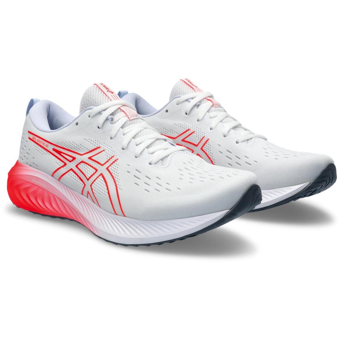 Man`s Sneakers Athletic Shoes Asics Gel-excite 10 White/Sunrise Red