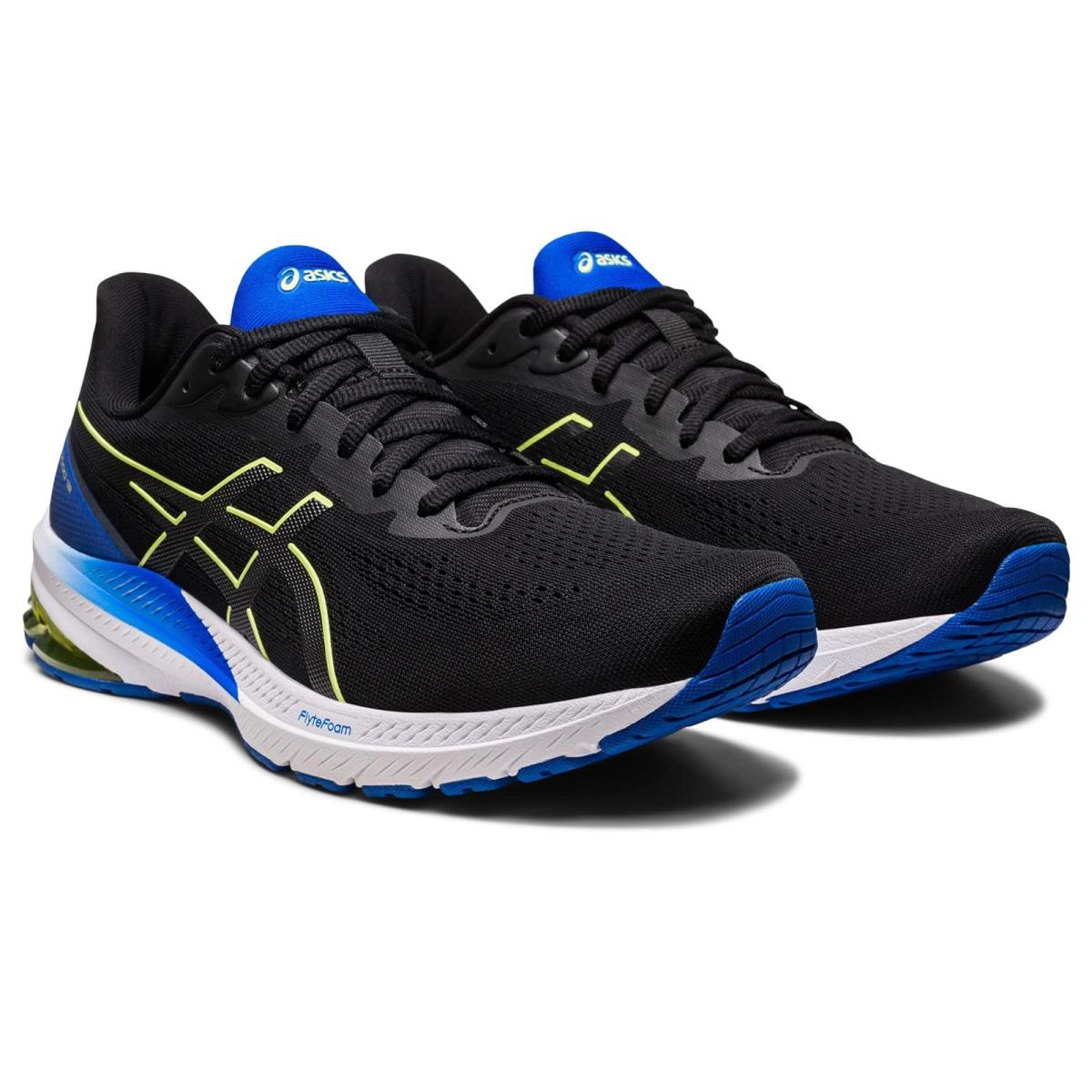 Man`s Sneakers Athletic Shoes Asics GT-1000 12 Black/Glow Yellow