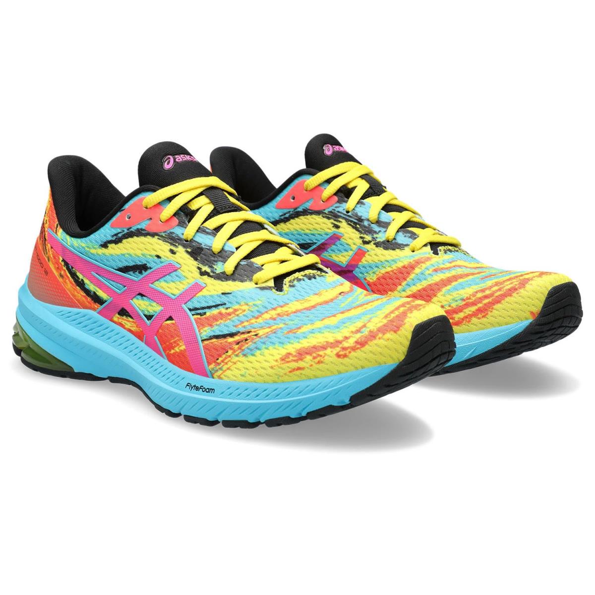 Man`s Sneakers Athletic Shoes Asics GT-1000 12 Vibrant Yellow/Hot Pink
