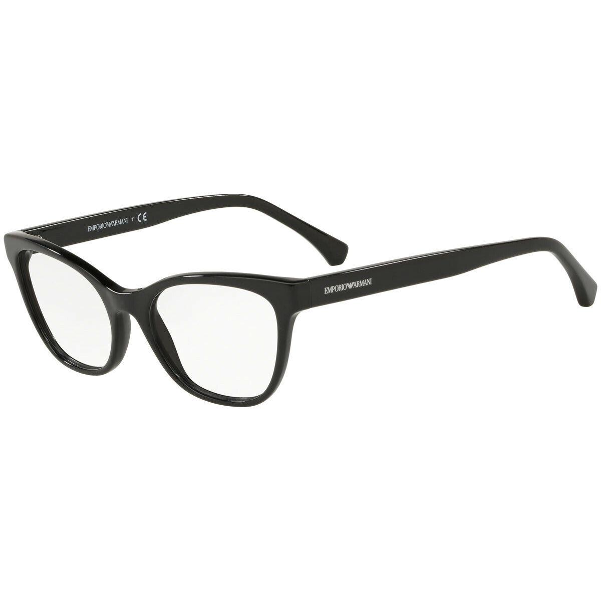 Emporio Armani Eyeglasses EA 3142 5001 Black W/ Demo Lens 53 MM