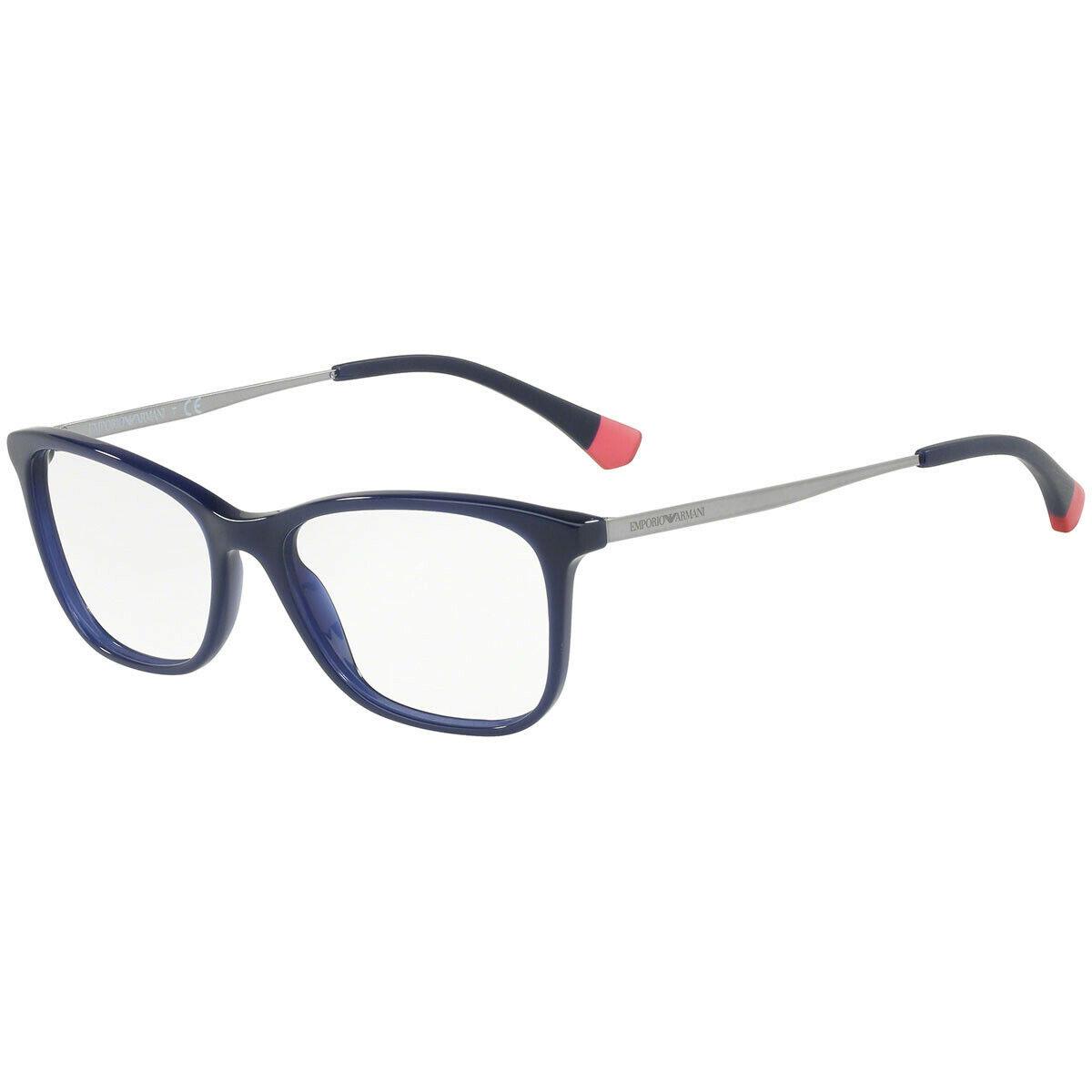 Emporio Armani Eyeglasses EA 3119 5607 Opal Blue W/ Demo Lens 52MM