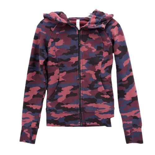 Lululemon Scuba Full Zip Hoodie Camo Smoky Red Night Sea Multi Size 2