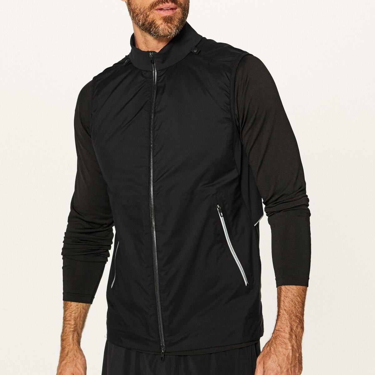 Lululemon Men`s Medium Surge Lightweight Thermal Vest in Black