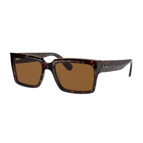 Ray-ban Inverness Polarized Brown Havana Unisex Sunglasses RB2191 129257 54 - Brown Frame, Brown Lens