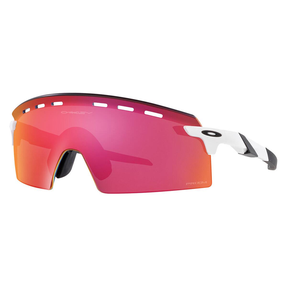 Oakley Encoder Strike Vented OO9235 Sunglasses Men Polished White / Prizm Field - Frame: Polished White / Prizm Field, Lens: