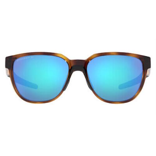 Oakley Actuator OO9250 Sunglasses Men Rectangle 57mm - Frame: Brown Tortoise / Prizm Sapphire Polarized Mirrored, Lens: Prizm Sapphire Polarized Mirrored