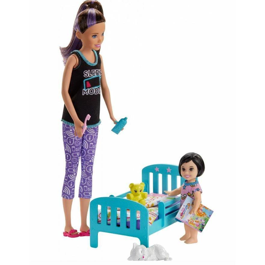 Barbie Babysitters Playset Skipper Doll and Toddler Bedtime