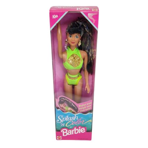 Vintage 1996 Barbie Doll Mattel Splash N Color Kira 16173 Nos