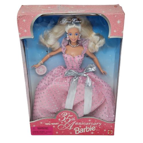 Vintage 1997 Wal-mart 35TH Anniversary Barbie Doll Mattel 17245 Nos