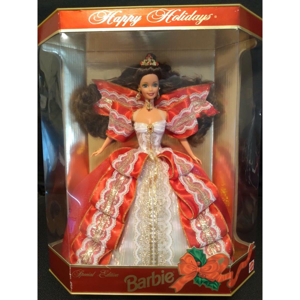 Happy Holidays 1997 Barbie Doll 10th Anniversary