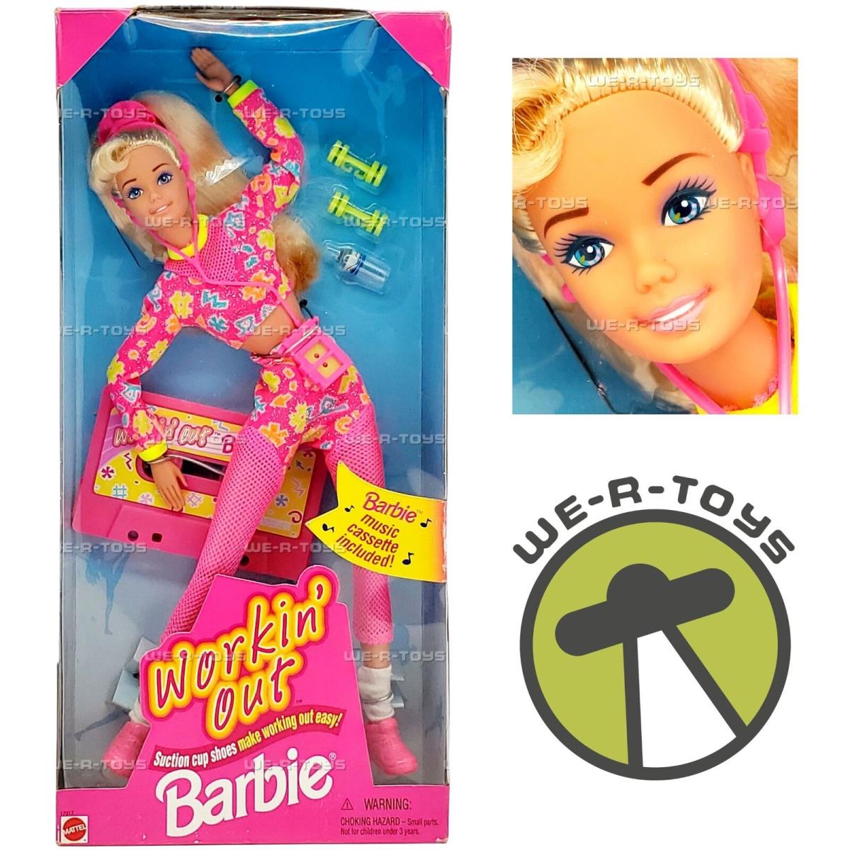 Workin` Out Barbie 1996 Mattel 17317