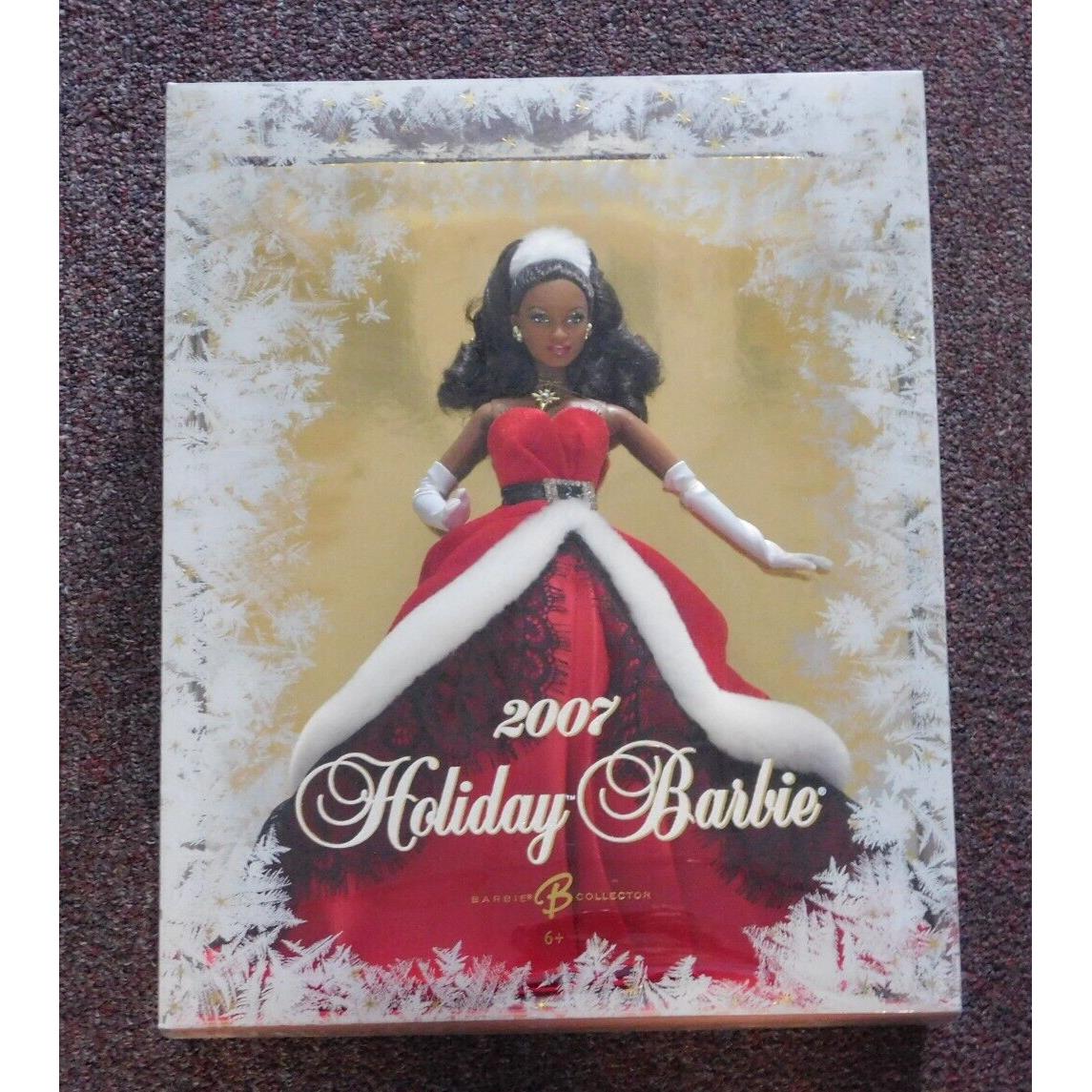 Mattel 2007 Holiday Barbie Doll African American Collector Nrfb