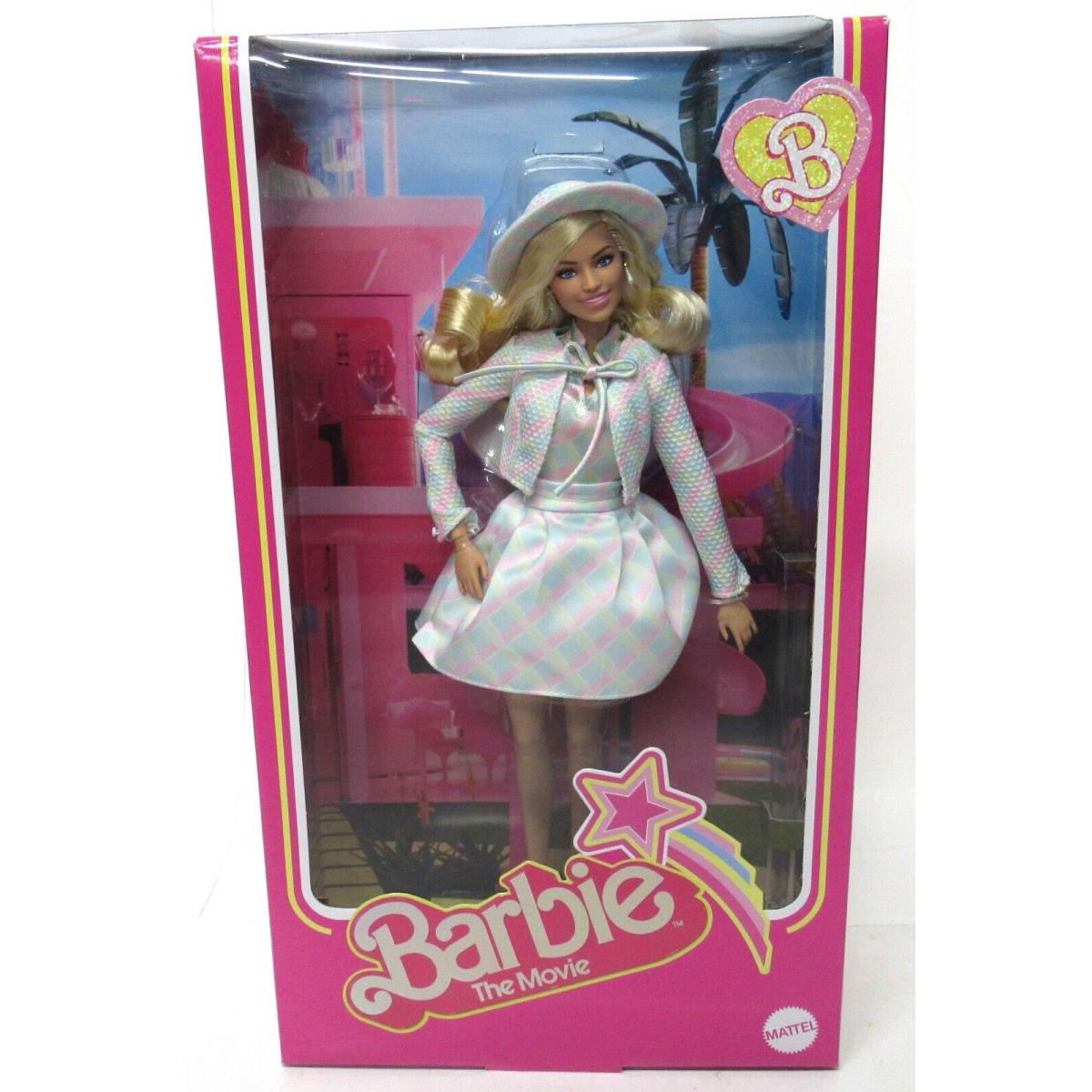 Mattel HRF26 Barbie The Movie Blue Plaid Matching Set 2023