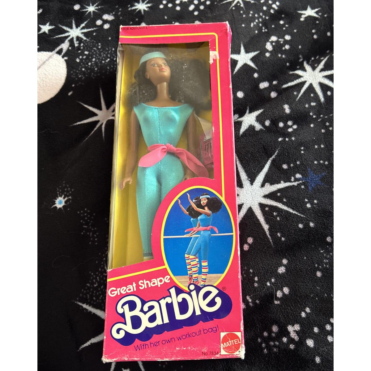 Great Shape African American Barbie Doll 1983 Mattel 7834 Nrfb Vintage Rare Toy