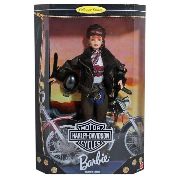 Harley Davidson 2 in Series Barbie Doll Red Hair 1998 Collector Edition