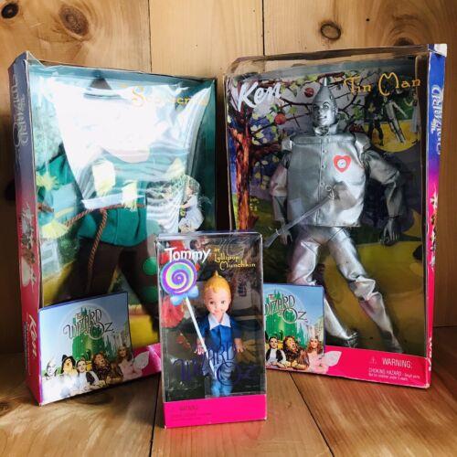 1999 Barbie Doll Wizard of Oz Ken as Scarecrow - Tin Man Tommy Lollipop