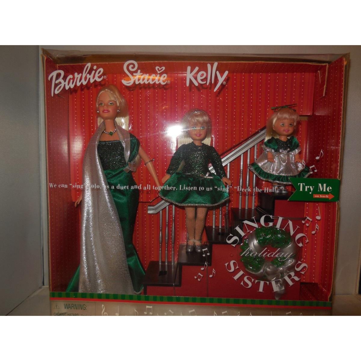 2000 Barbie / Stacie/ Kelly/ Singing Holiday Sisters Set