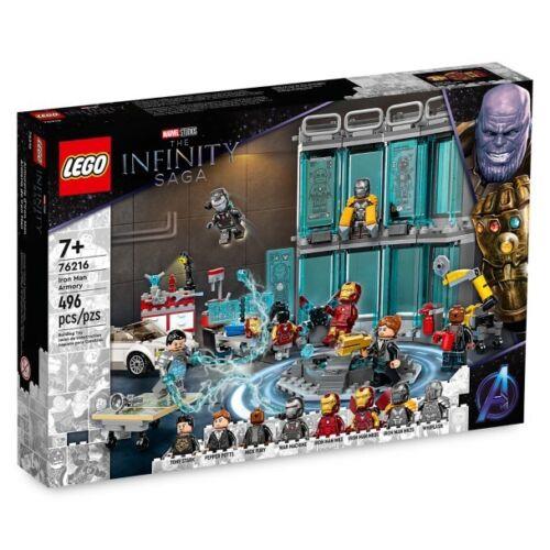 Lego Marvel The Infinity Saga Avengers Iron Man Armory 76216