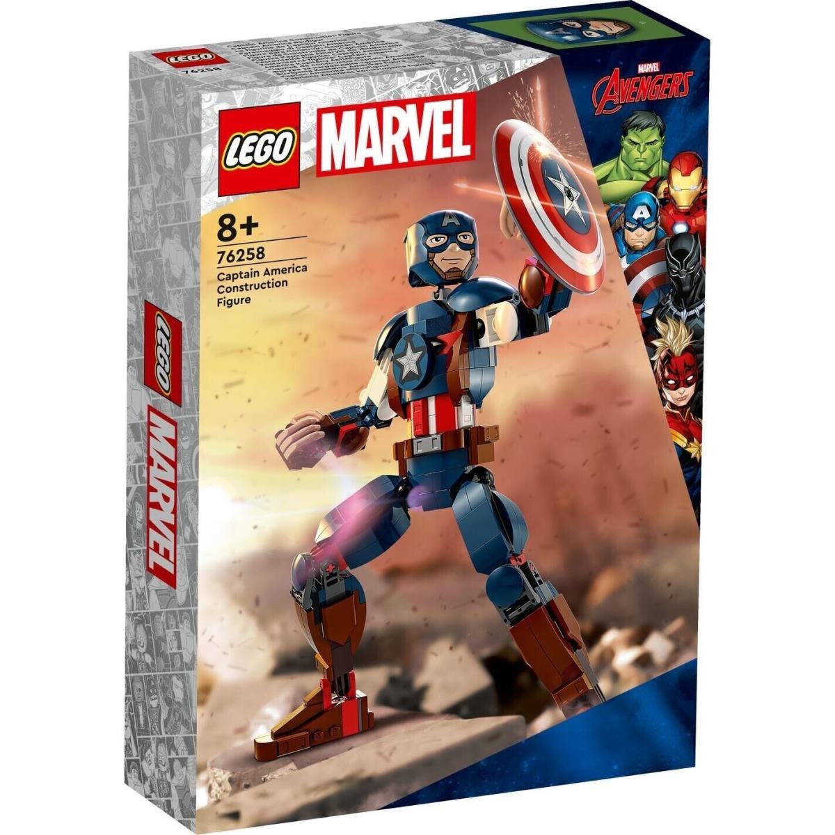 IN Hand - Lego 76258 Marvel Captain America Figure Building Kit 310 Pcs