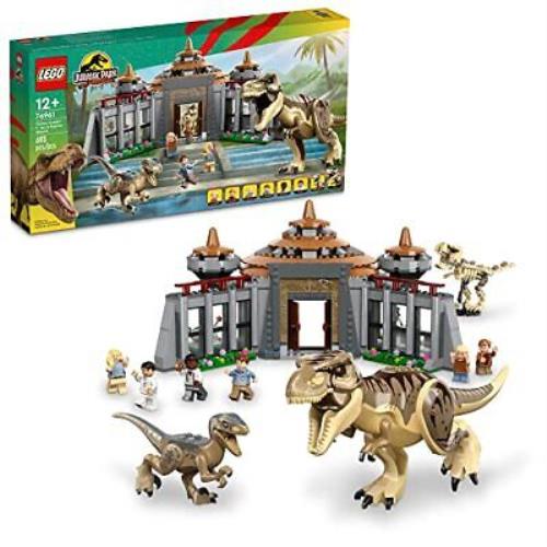 Lego Jurassic World 76961 Visitor Center: T. Rex Raptor Attack Building Set