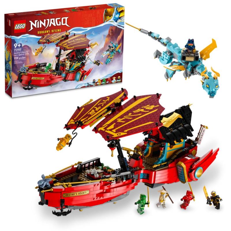 Lego Ninjago Destiny`s Bounty - Race Against Time 71797 Building Toy Set