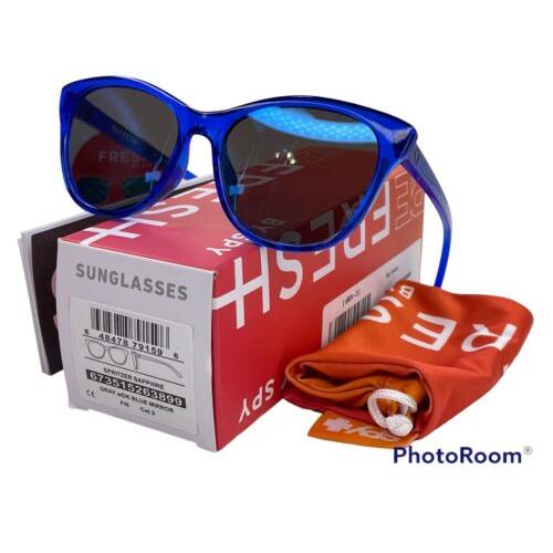 Spy Optic Spritzer Sapphire/dark Blue Mirror Sunglasses 673515263899 - Frame: , Lens: DARK BLUE