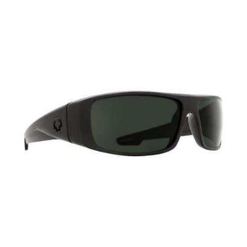 Spy Optic Logan Sunglasses Sosi Ansi Rx Black Happy Grey Green