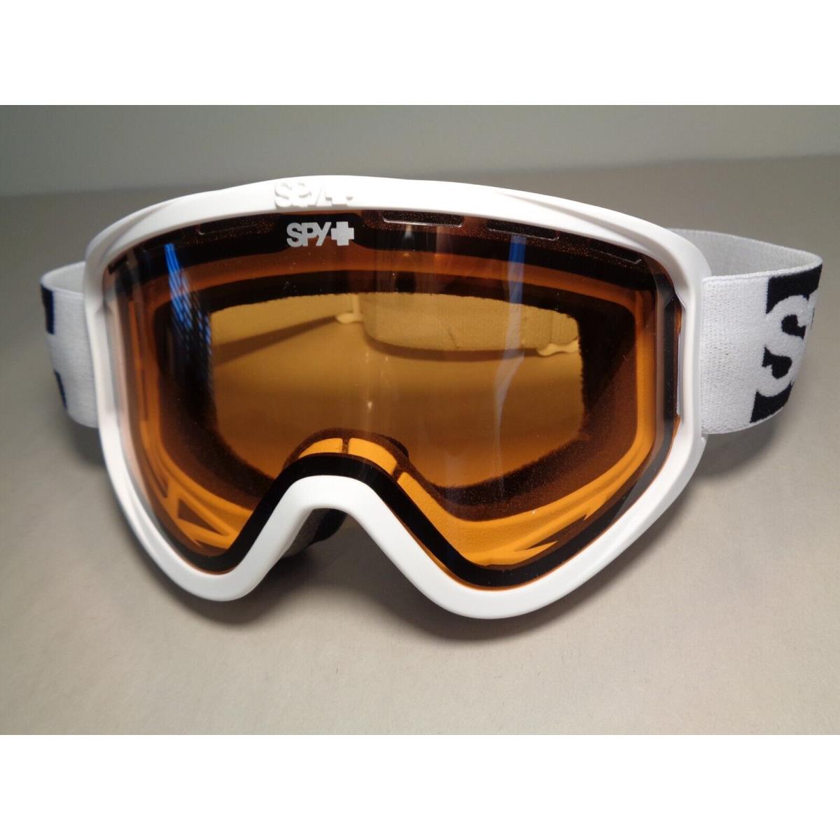 Spy Optic Woot Matte White Persimmon Snow Goggle