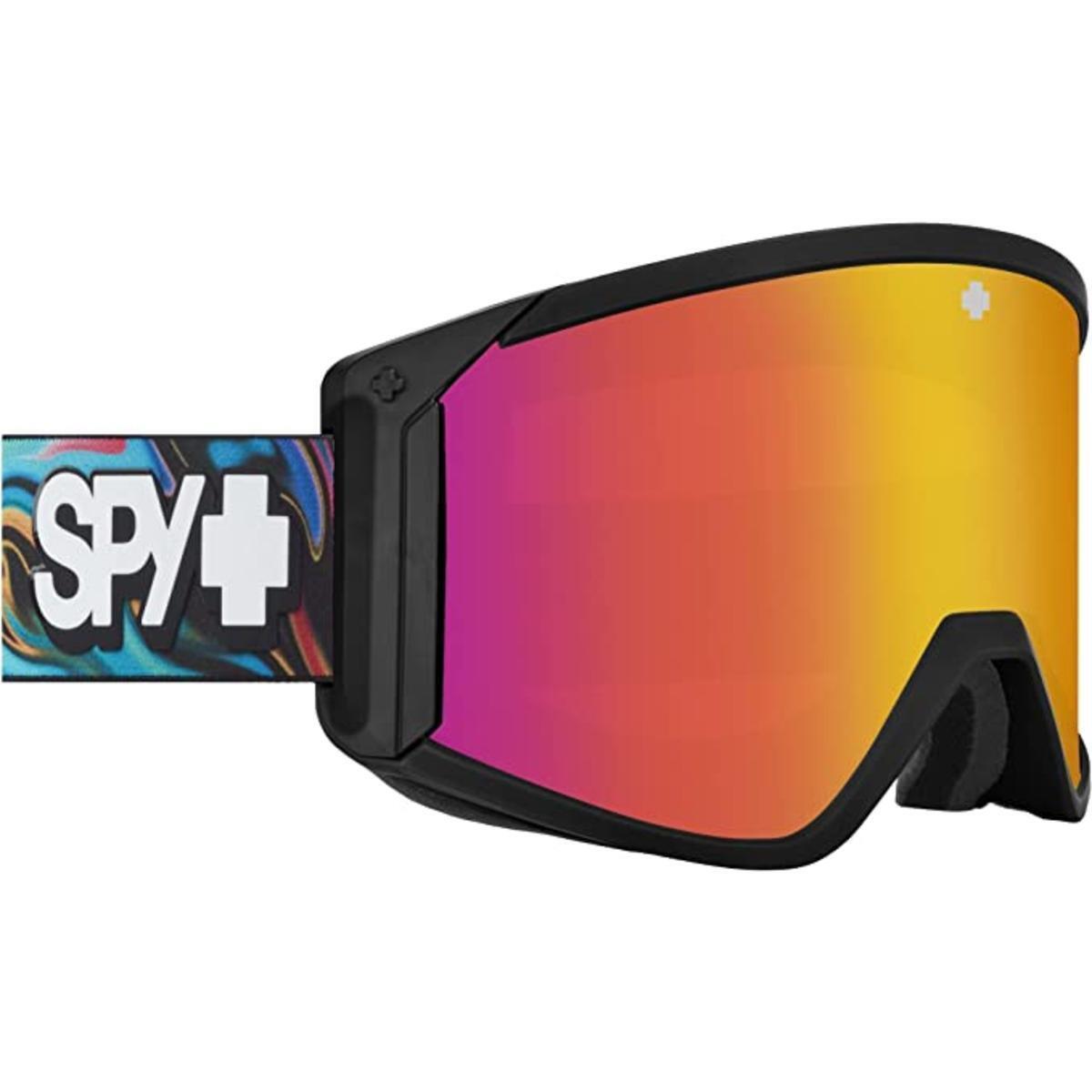 Spy Optic Raider Goggles Psychedlic ML Bronze w/ Pink Spectra Mirror