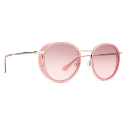 Mens Vonzipper Empire Sunglasses Flamingo Rose Amber Pink Round Lens