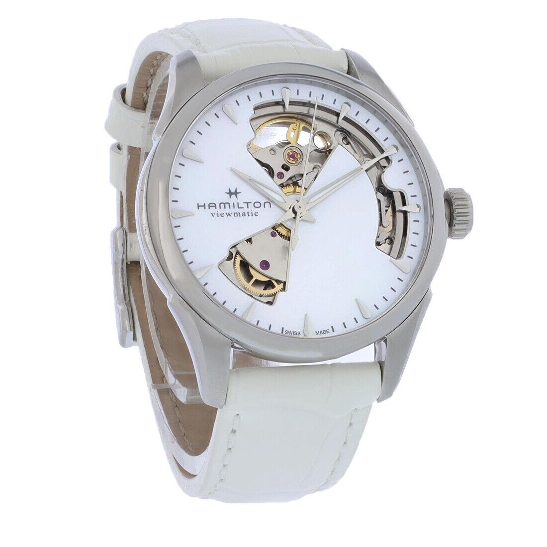 Hamilton Jazzmaster Open Heart Ladies Stainless Automatic Watch H32215890