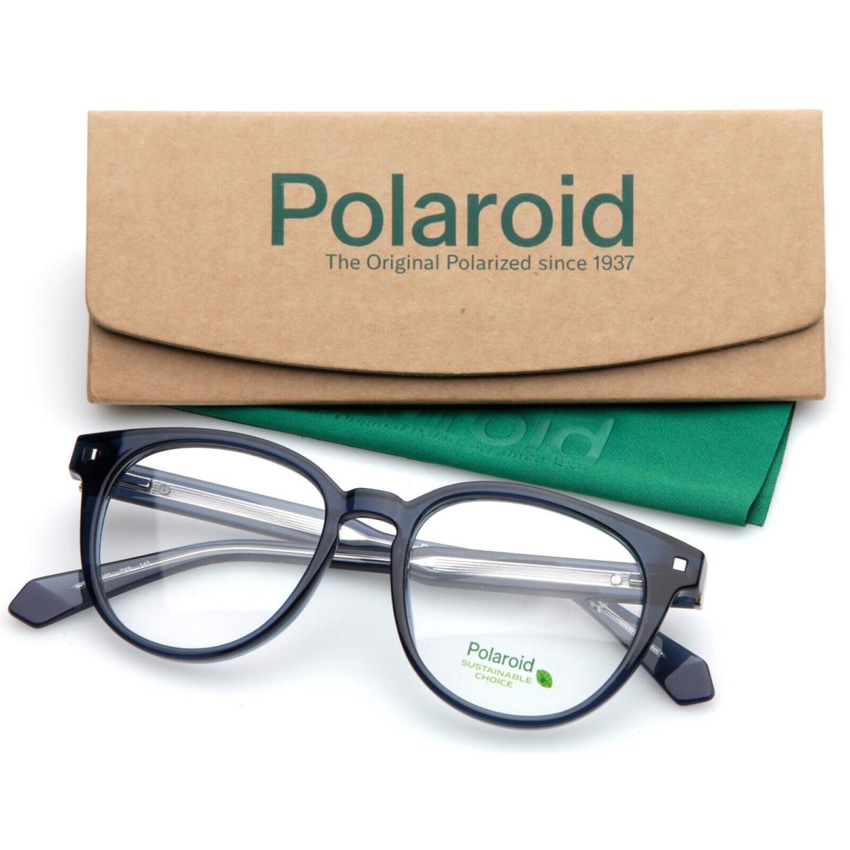 Polaroid Pld D445 ZX9 Blue Eyeglasses Frame 50-17-145mm B44mm