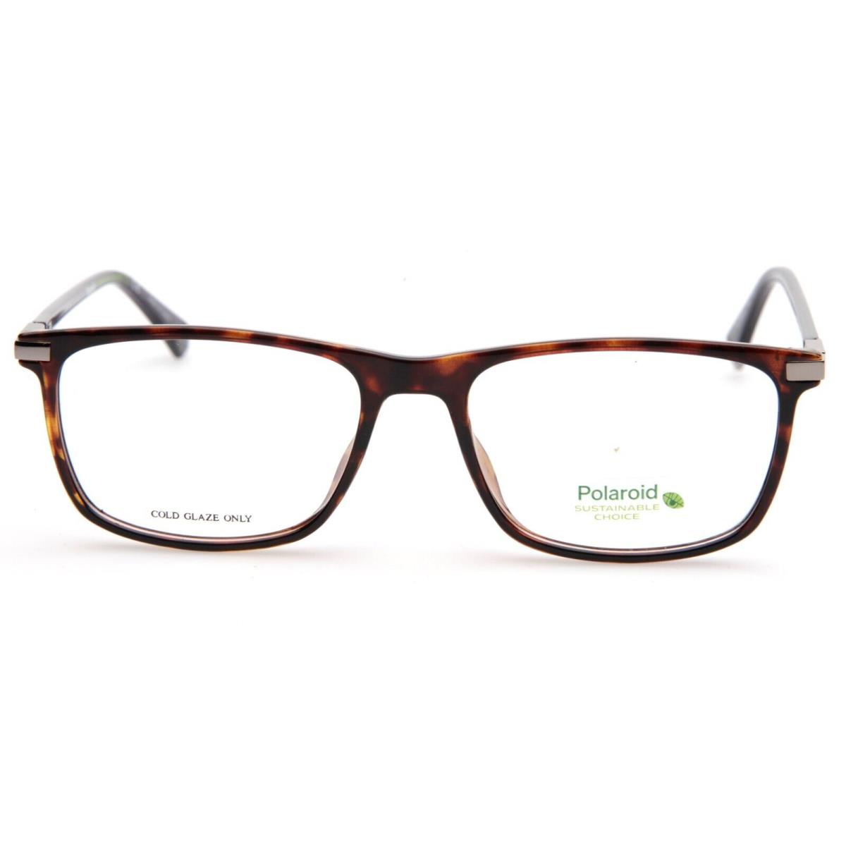 Polaroid Pld D458/G 086 Tortoise Eyeglasses Frame 54-17-145mm B38mm