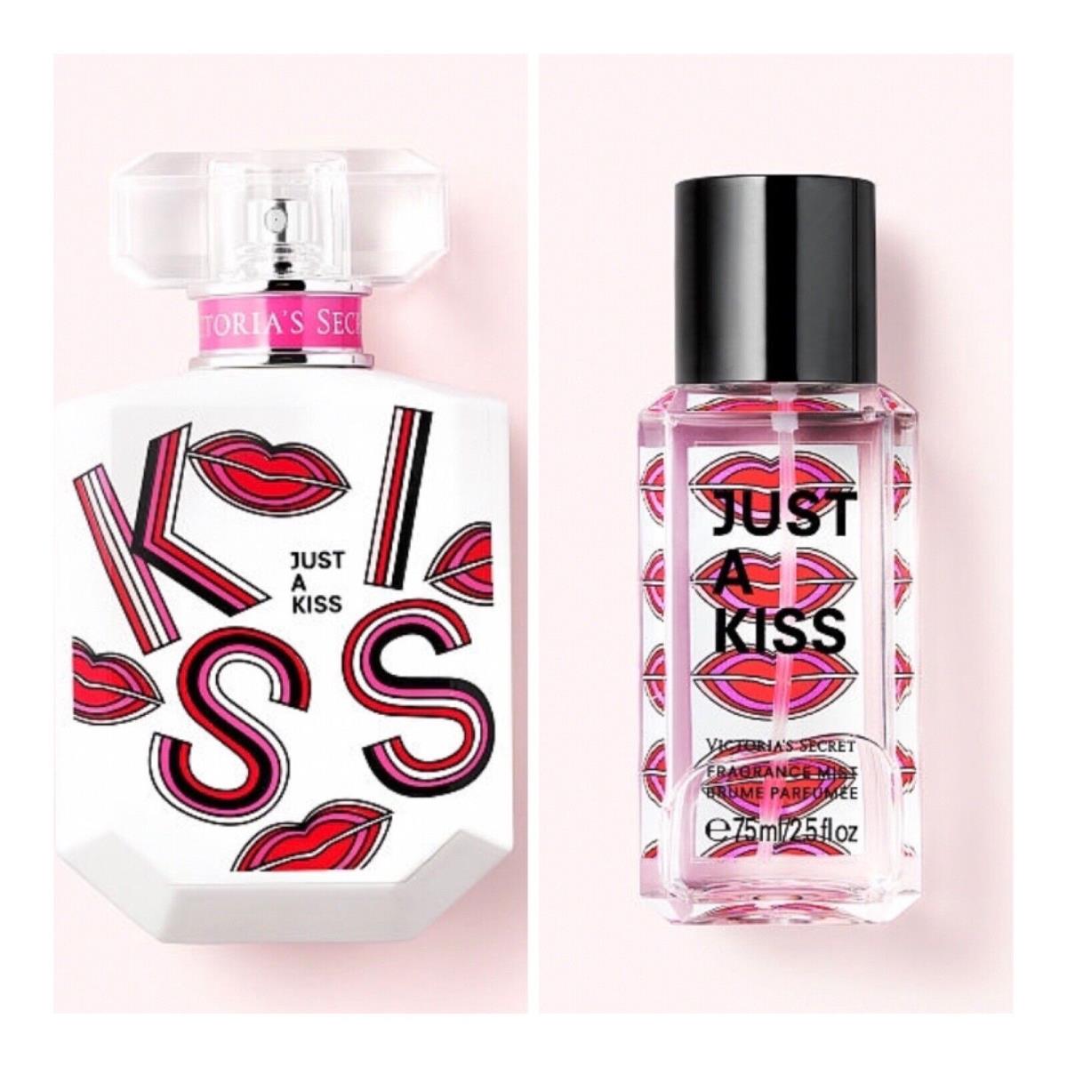 Victoria`s Secret Just A Kiss Eau de Parfum 3.4 Fl.oz. and Fragrance Mist