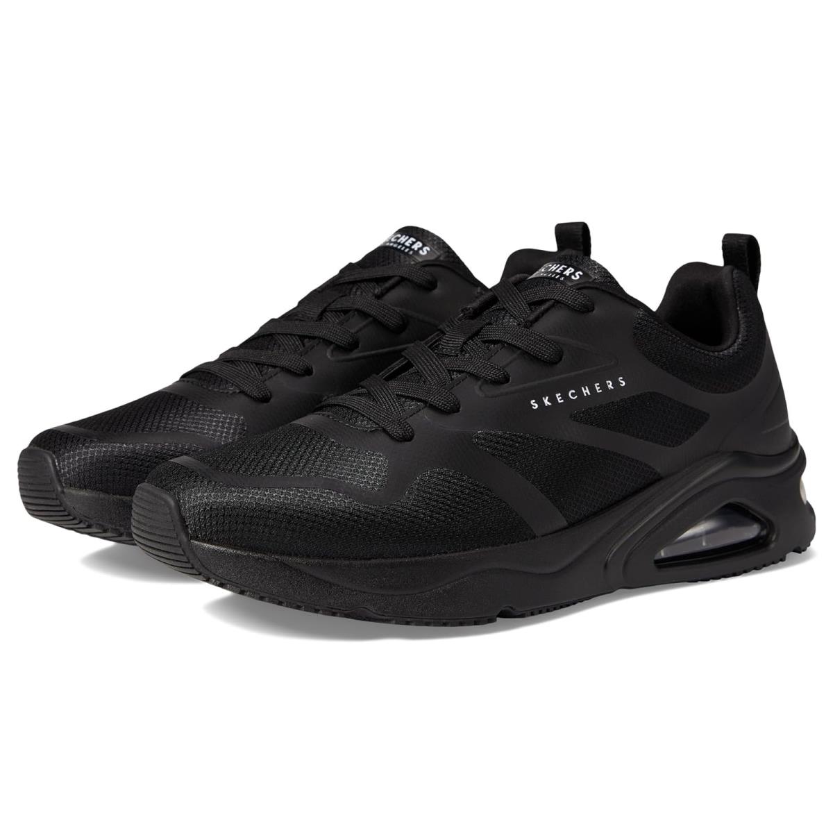 Man`s Sneakers Athletic Shoes Skechers Tre-air - Revolution-airy Black/Black