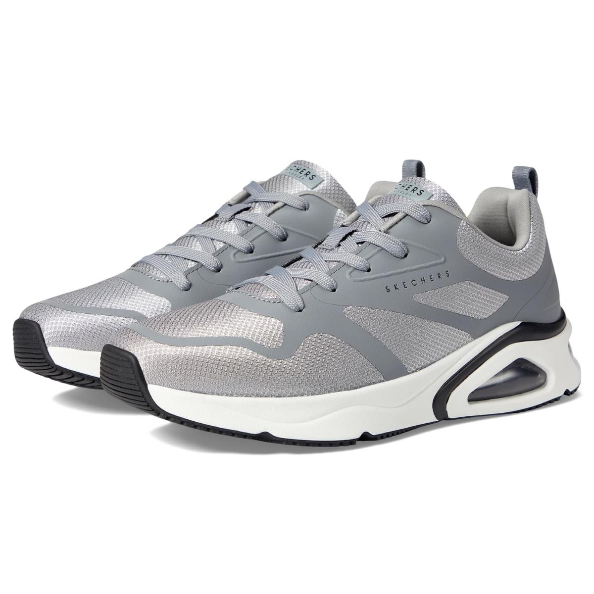 Man`s Sneakers Athletic Shoes Skechers Tre-air - Revolution-airy Gray