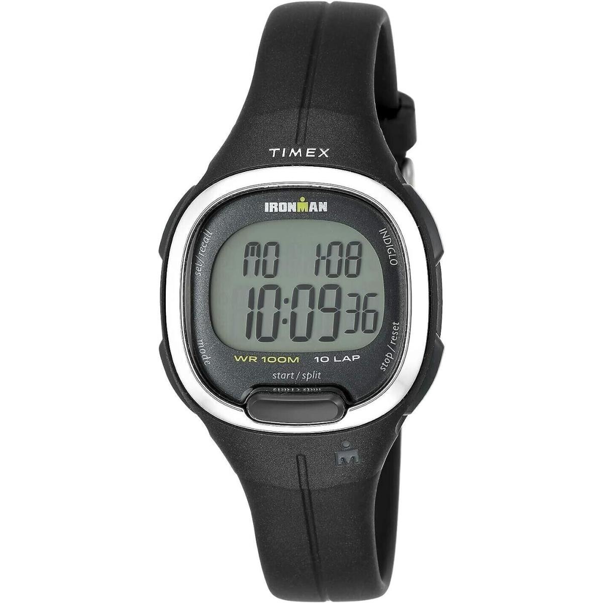 Timex Ironman TW5M19600 Women`s Digital Watch 33mm Case Black Resin Strap