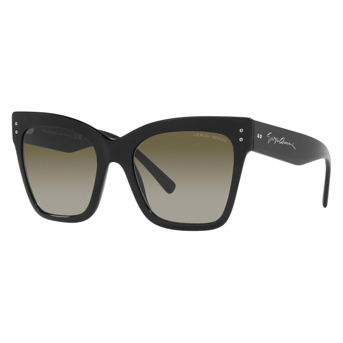 Giorgio Armani AR8175 Sunglasses Black Green Gradient 54mm