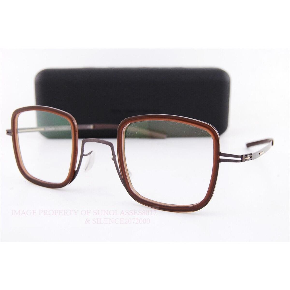 ic Berlin Eyeglass Frames Doyoon Teak-mahagony-nought Men Women 42mm