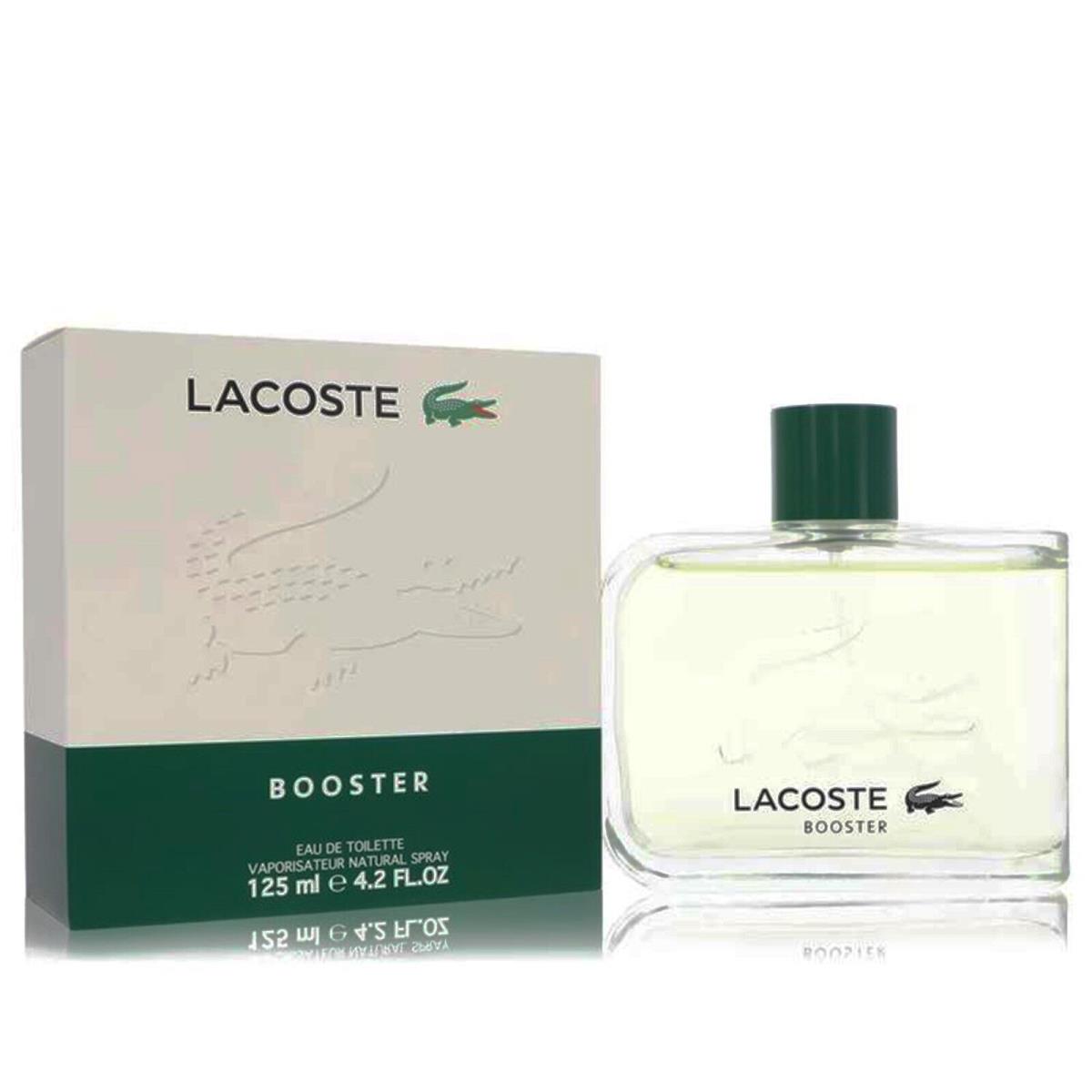 Booster Cologne by Lacoste Men Perfume Eau De Toilette Fragrance Spray 4.2 oz