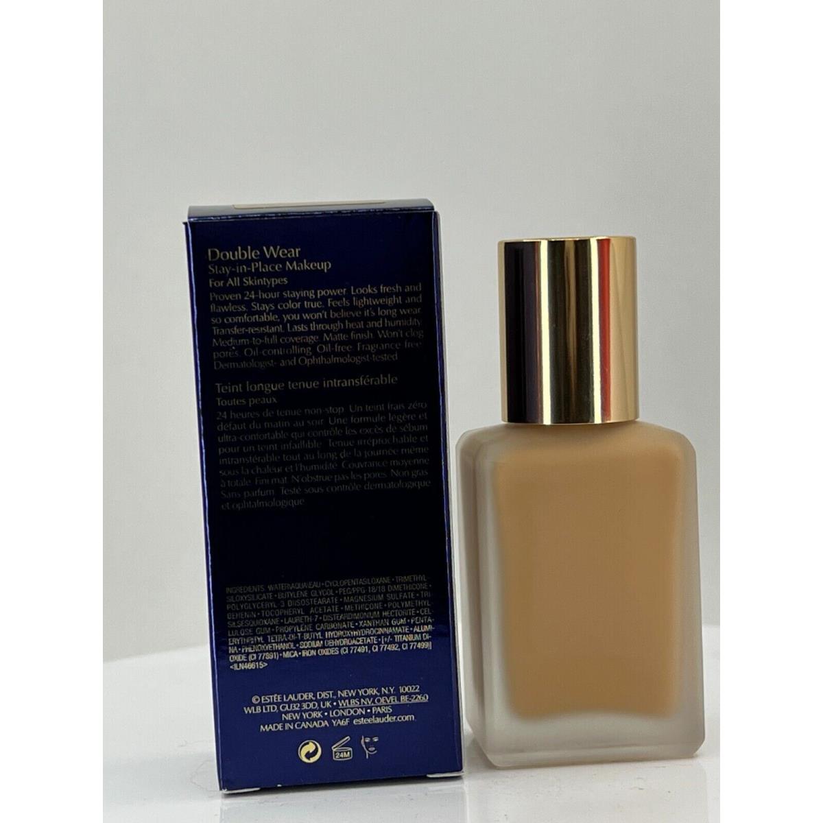 Estee Lauder Double Wear Stay in Place Makeup 3W1 Tawny 1oz