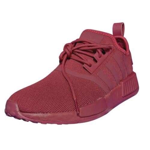 Adidas NMD_R1 Maroon Red Solid Color Running Comfort Shoes HP9662 Women Size 7