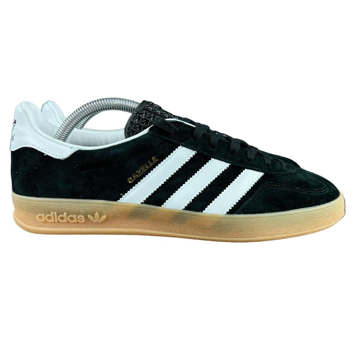 Adidas Gazelle Indoor Core Black Cloud White Suede Shoes H06259 Men`s Size 9 - Black