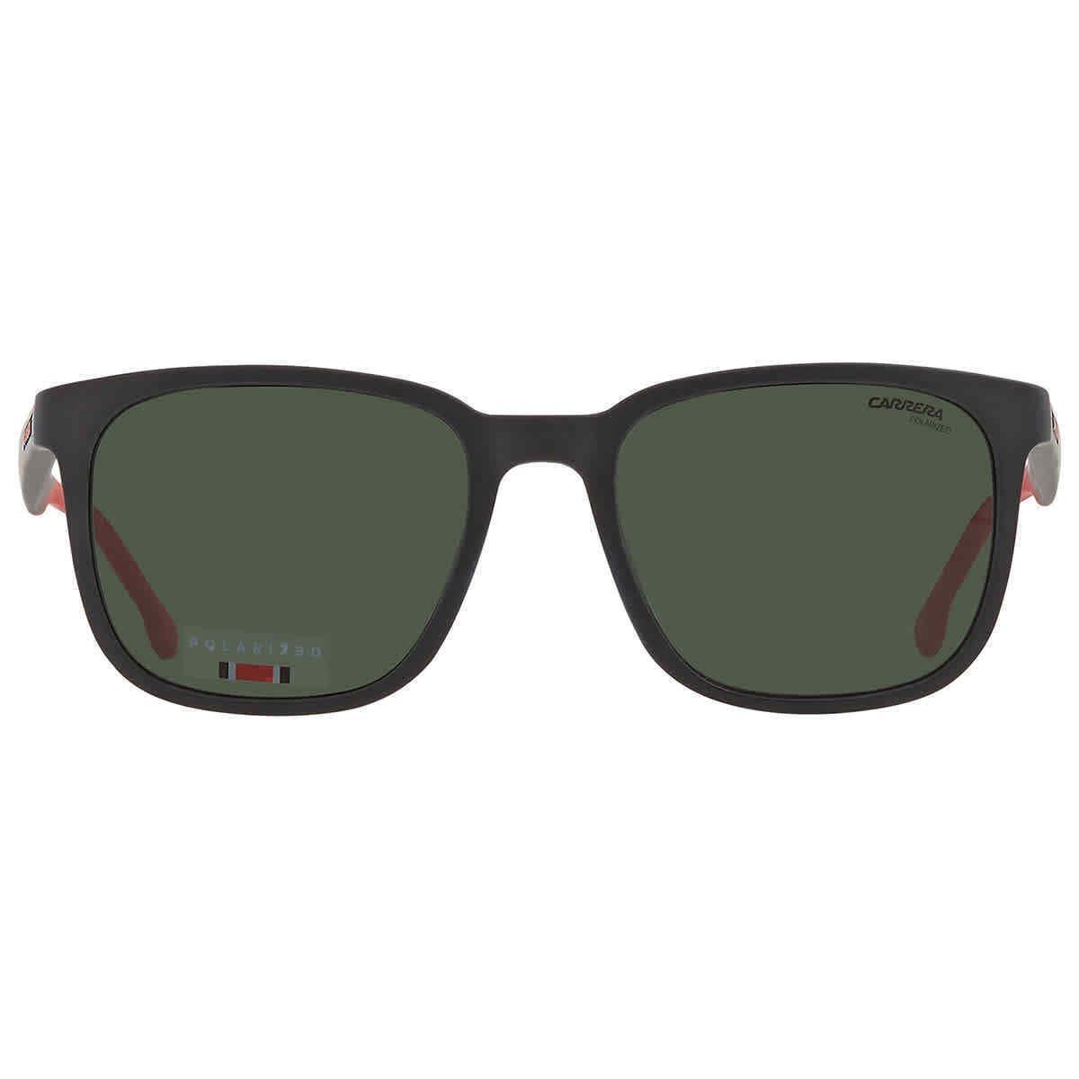 Carrera Polarized Green Square Men`s Sunglasses Carrera 8046/S 0003/UC 54